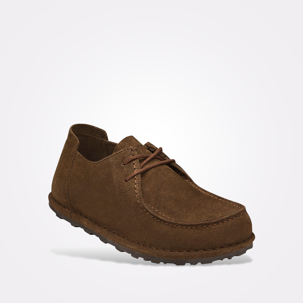 Birkenstock Brown Utti Lace Leather Shoes – Muške cipele, fotografija 2