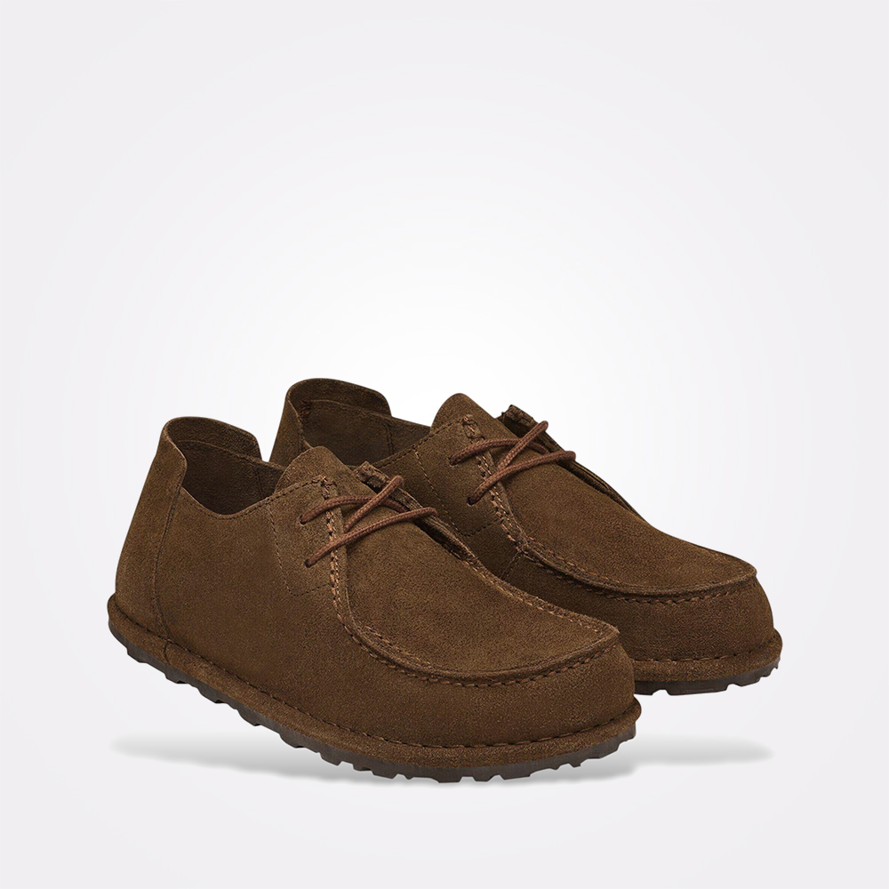 Birkenstock Brown Utti Lace Leather Shoes – Muške cipele, fotografija 3