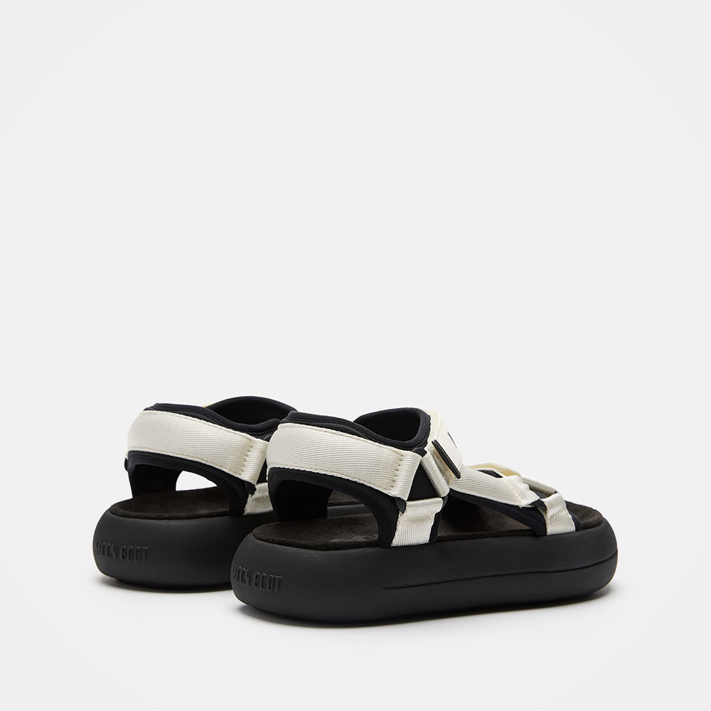 Moon Boot Super Sandal Black & White – Ženske sandale, fotografija 2