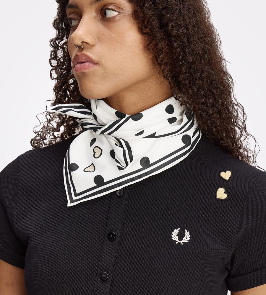 Fred Perry Amy Polka Dot Scarf – Ženski šal, fotografija 2