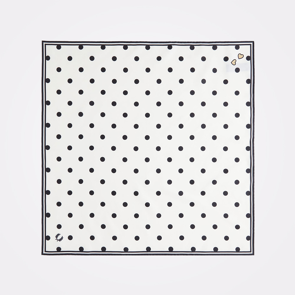 Fred Perry Amy Polka Dot Scarf – Ženski šal, fotografija 5