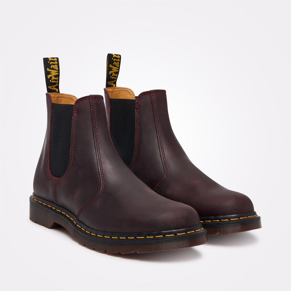 Dr. Martens 2976 Yellow Stitch Crazy Horse Chelsea Boots – Muške čizme, fotografija 3
