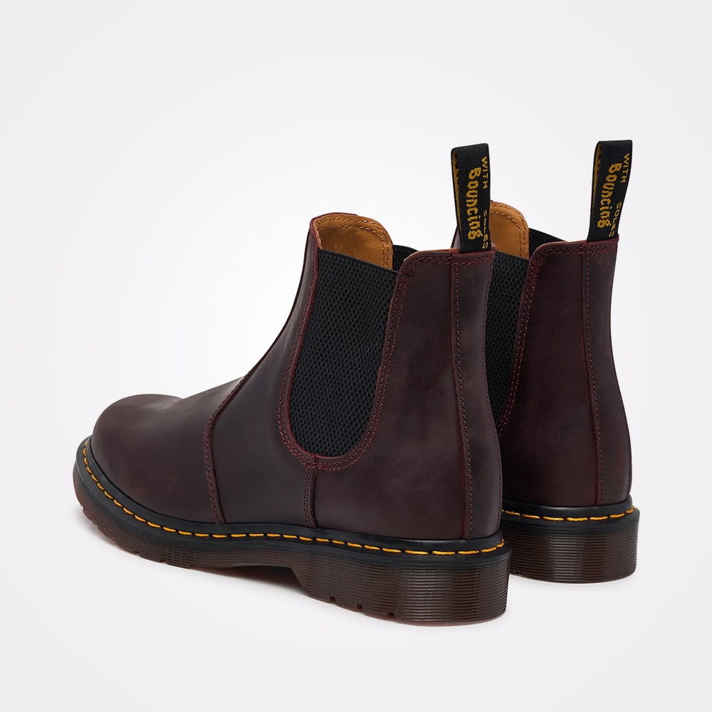 Dr. Martens 2976 Yellow Stitch Crazy Horse Chelsea Boots – Muške čizme, fotografija 4
