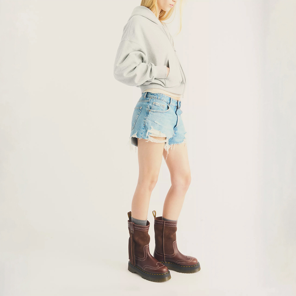 Dr. Martens Desert Rodeo Quad Mid Leather & Suede Boots – Ženske čizme, fotografija 5
