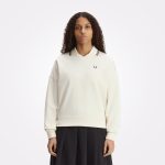 Fred Perry Tipped Open Collar Sweatshirt – Ženska polo majica, fotografija 1