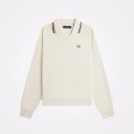 Fred Perry Tipped Open Collar Sweatshirt – Ženska polo majica, fotografija 5